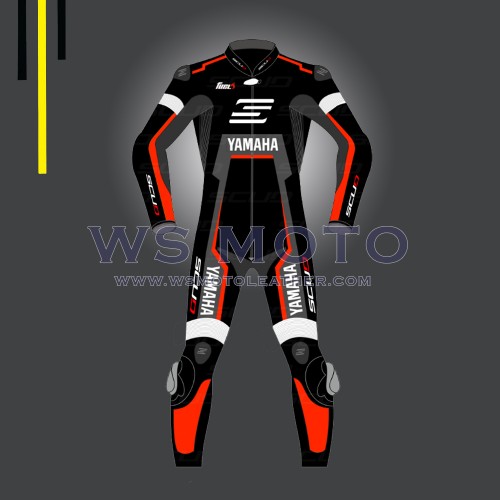Yamaha Motorcycle Suit leathers 2 piece & One Piece Motorcycle Leather  suit for racing